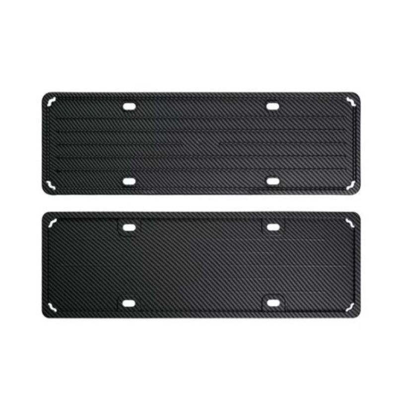 Automobile comfort item - Model 3/Y series - Matte black ABS license plate frame